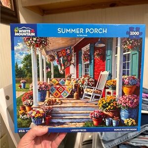 White Mountain Summer  Porch Puzzle
